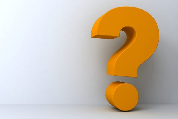 question mark 3d illustration