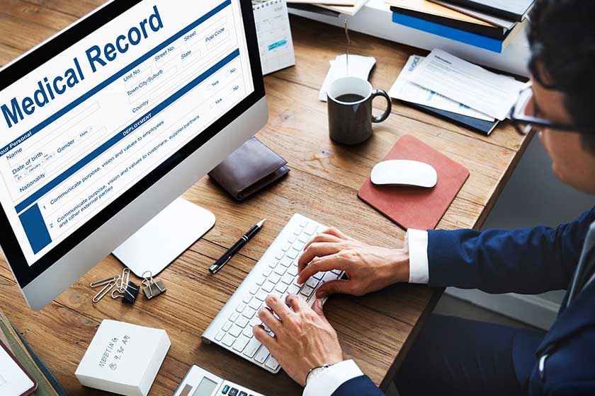 Businessman Using Computer Businessman Using Computer