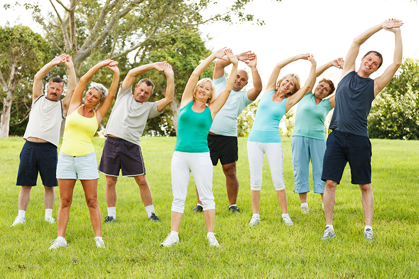 People group outside People group outside