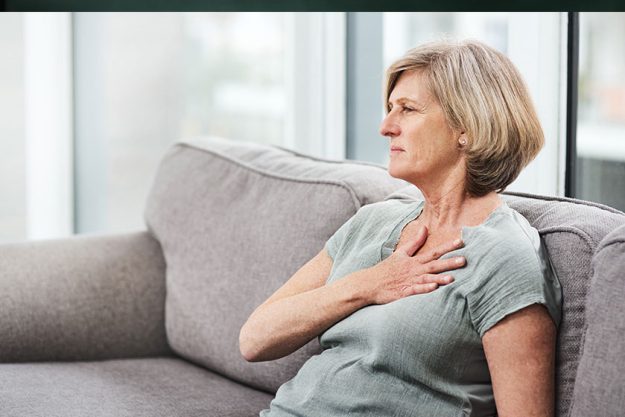 eart attack, chest and senior woman with pain eart attack, chest and senior woman with pain