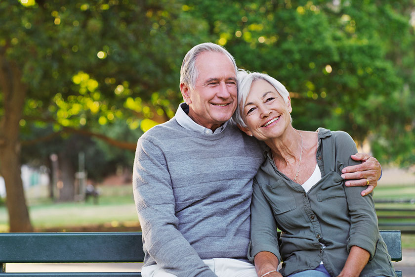 True love is ageless. an affectionate senior man embracing his wife True love is ageless. an affectionate senior man embracing his wife